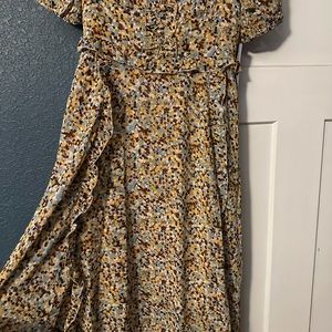 Melloday long asymmetrical dress